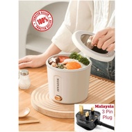 Electric Mini Cooker Pot Steamboat Pot Non Stick Stainless Frying Pan Rice