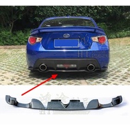 New TS Style Car Rear Bumper Splitter Lip Diffuser Spoiler Cover Trim Add-On For Aero Side Aprons Fo