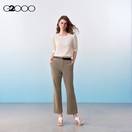 G2000 Belted Slim Bootcut Pants