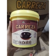Carezza Dip Glaze Coklat Ekomonis 1kg Untuk Donat dan Roti Bakar