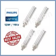 [Bundle 4 / Bundle 2] Philips Master PLC 2Pin 2P 2 Pin 13W 18W 827 830 840 865 PL-C