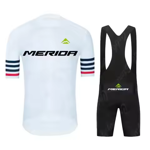 2025 Merida Cycling Jersey Set MTB Uniform Bike Clothing Summer Breathable Cycling Clothes Bicycle s