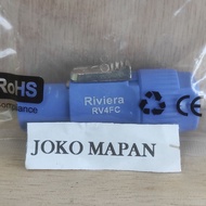 Jack speakon riviera rv4fc-4 biru per piece Jack spikon rv4fc