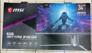 MSI微星 MPG ARTYMIS 343CQR 34型 21:9 2K曲面電競螢幕