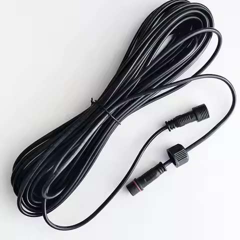 2 Pin Plug Solar Cable Extension 3M/5M/10M Waterproof Power Connection Wire Street Light Extension C