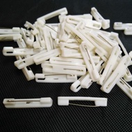 Plastic name pin 3 cm chest name plateTAG Plastic pin Size. 3 Cm Name Acrylic Name Plate Chest Pin B