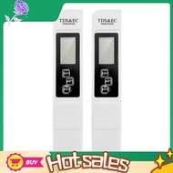 saobTDS Meter Digital Water Tester Digital 0-14 PH Meter Tester 0-9990ppm TDS&EC LCD Water Purity PP