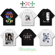 Ghostxyz T-Shirt TXT Black White Oversize Vintage Tee