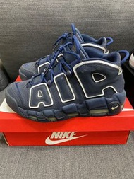 Nike Uptempo 大AIR 海軍藍 二手 Us8.5 裸鞋 Jordan 1 AJ1 Sacai