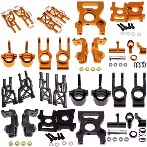 DBX07 EX07 Accessories -Steering Knuckle/C-hub/Rear Axle Seat/Steering Set/Motor Mount-OP Upgrade Pa