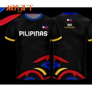 Sibol Jersey Sports Team Jersey Black Pilipinas Jersey
