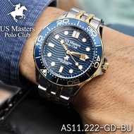 US Master Polo Club💢แบรนด์แท้💯% ประกันศูนย์1ปี‼️Usm-230707 Stainless Steel นาฬิกาผู้ชาย ✨สินค้าทั้งหมดในร้านอยู่บนเคาท์เตอร์แบรนด์แท้ 100% ✨สามารถใช้หมายเลขชุดของผลิตภัณฑ์เพื่อตรวจสอบผลิตภัณฑ์ ✨ทางร้านมีใบอนุญาตตัวแทนจำหน่ายสามารถขอดูเพิ่มเติมได้