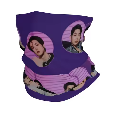 Kpop Astros MJ Jinjin Cha Eun Woo Yoon San Ha Rocky Bandana Neck Warmer Women Men Winter Ski Hiking 