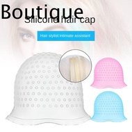 Hair Coloring Highlighting Cap, Silicone Reusable Hair Coloring Hat, With Hook Hair Dying Frosting C