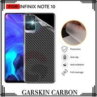 GARSKIN INFINIX NOTE 10 ANTI GORES BELAKANG HANDPHONE PREMIUM