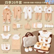 龍寶寶初生嬰兒禮盒薄款純棉衣服套裝龍年新生兒待產包剛生滿月禮