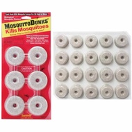 Summit bti mosquito dunks briquettes NEA approved non toxic insecticide 6 and 20 piece pack