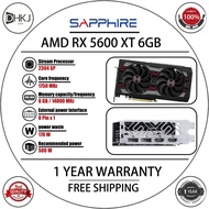 USED Sapphire RX 5600 XT 6G D6 Gaming Graphics Card 5600XT GPU 2304SP GDDR6 RX 5600XT video card