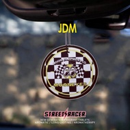 Mooneyes Car Aromatherapy Scented Moon Rearview Mirror Perfume Trend Moon Eyes Pendant