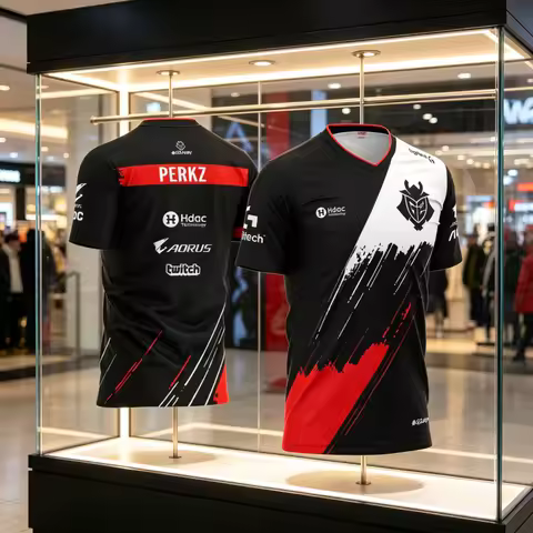 2026 New Summer G2 Esports T Shirt Game LOL CSGO Essentials Men‘s Breathable and Quick-drying Comfor