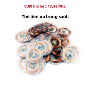 GEN2 CUID Ứng Dụng Android MCT Sửa Đổi Khối 0 Thẻ Tiền Xu Trong Suốt NFC 1356 MHz 1K S50 Thẻ Kiểm So