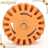 MEIGUII Rubber Eraser Wheel for Drill, 4 Inch Rubber Decal Remover Eraser Wheel, For Power Drill Att