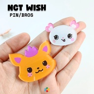 NCT WISH NCTZEN Brooch Pin - KPOP Brooch Pin - KPOP Merch - NCT Merch