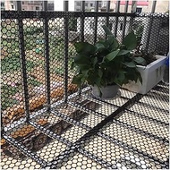 15.7in x 16.4ft Plastic Pet Safety Fencing, Balcony Protection Net Tools for Railing Stairs Garden, 
