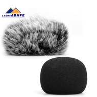 2Pcs Microphone Covers Muff Wind Cover + Foam Microphone Windscreen Cover for Zoom H1 H1N Mic