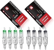 Tattoo Cartridge Needles - Anghie 40Pcs Mixed 3RL 5RL 7M1 9M1 Tattoo Needles Standard #10#12 Tattoo 