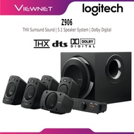 LOGITECH Z906 5.1 SURROUND SOUND SPEAKER SYSTEM THX SURROUND SOUND | VERSATILE SETUP & REMOTE CONTRO