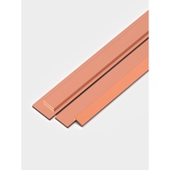 Customized 10-15mm width T2 purple copper busbar, grounding busbar, red copper busbar, open connecti