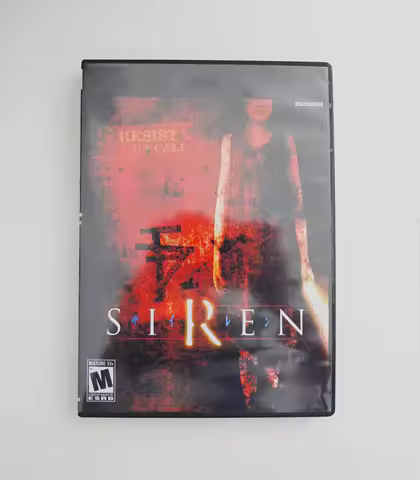 PS2 Siren With Manual Copy Disc Game Unlock Console Station 2 Retro Optical Driver Video Game Machin