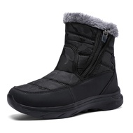 Men Snow Boots Winter Large Size Waterproof Anti-slip High Fleece Boots MX8366