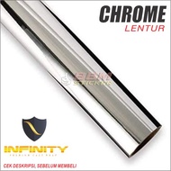 Scotlite silver chrome glossy mengkilap skotlet motor warna crome metalik