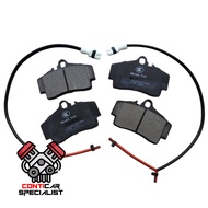 98635293910 99761268000 RR BRAKE PAD WITH 2 SENSOR FOR PORSCHE 997 BOXSTER 987 CAYMAN 987 986352939