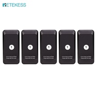 Retekess td157 ชิ้นโทรรถไฟเหาะเพจเจอร์รับสำหรับ ร้านอาหารเพจเจอร์ไร้สายร้านอาหารเพจระบบคิวระบบโทร