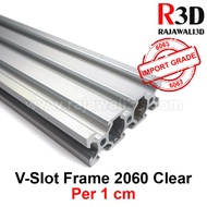 V-slot Aluminum Profile Extruion Rail 2060 OX CNC Frame 1cm