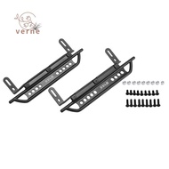 1Pair Metal Side Pedal Rock Sliders Foot Pedal Side Guard Plate for  -4 TRX4 1/10 RC Crawler Car Upg