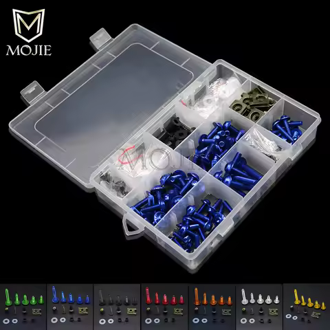Motorcycle YZF R6 Complete Fairing Bolt Screws Kit For Yamaha YZF-R6 1999 2000 2001 2002 YZF R1 R6S 