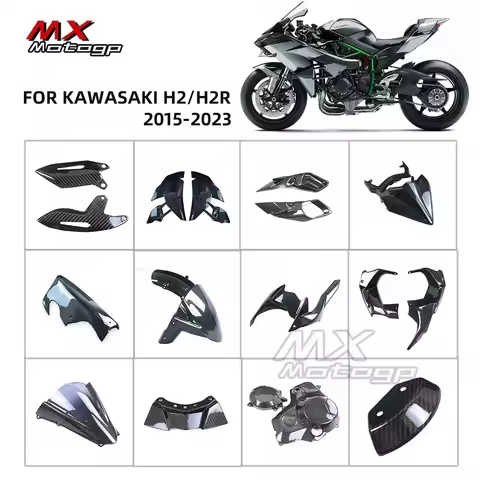 H2/R 2024 For KAWASAKI NINJA H2 H2R 2015-2023 Carbon Fiber Motorcycle Fairing Kits Guard Cowl Protec