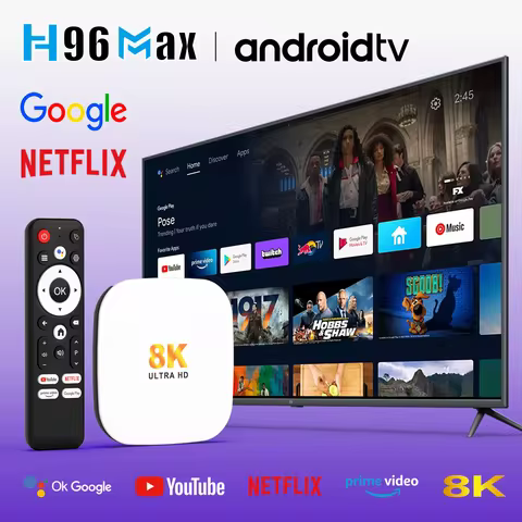 H96Max RK3528 M2 Plus TV Box 8K Android 14 Quad Core 2.4/5G WiFi 6 Smart TV USB2.0 Smart Home 4K HDR