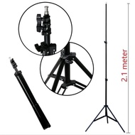 HP Fusender 2.1 Meter Tripod Bluetooth Tripod + Holder 2.1m Tripodhp Made of Iron + Aluminum 2.1 m F