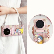 Case for Honor Magic V5 V3 Fold 5G Smartphone with Holder Magnetic Hinge Full Cover Protection Hard 