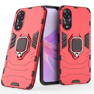 Case For OPPO A78 5G Casing Armor Hard Stand PC + TPU Silicone OPPO A78 5G Cover