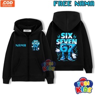 67 Steal A Brainrot Children's Zip-Up Jacket/Free Name