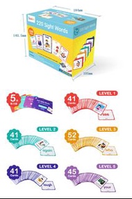 🌟包順豐寄出 ❗️莎林 saalin  Sight Words【220個英語單詞閃卡+5本練習冊】盒裝