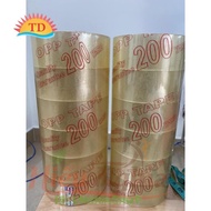 200YARDS 1.8kg Combo of 6 Rolls of Clear Tape 200 yards, weight 1.8kg