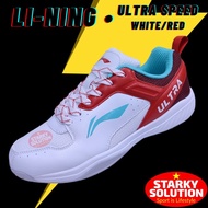 Lining ULTRA SPEED Badminton Badminton Shoes Original - White/Red