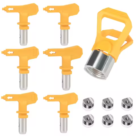 Multiple Model 1 Set Airless Paint Sprayer Nozzles Accessories Reversible Spraying Gun Machine Tips 